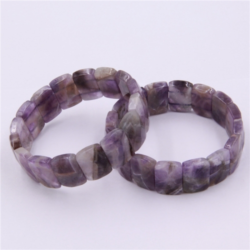 Faceted Amethyst Bangle