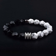 Black Onyx+White Howlite