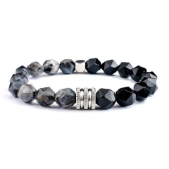 Black Labradorite+Black Onyx