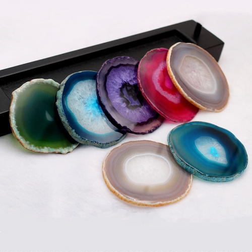 Natural Large Agate Slices Coaster