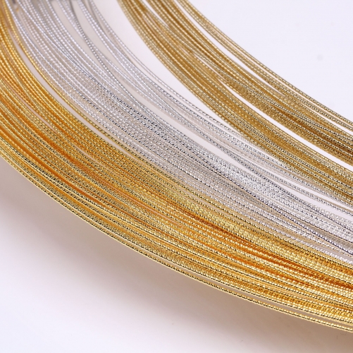 14k 18k Plated Copper Beading Wire Shapable